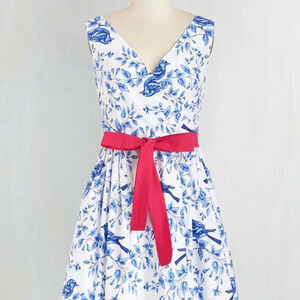 Modcloth "Key of Chic" in Birdsong NWOT